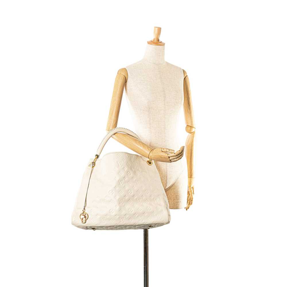 White Louis Vuitton Monogram Empreinte Artsy MM H… - image 11