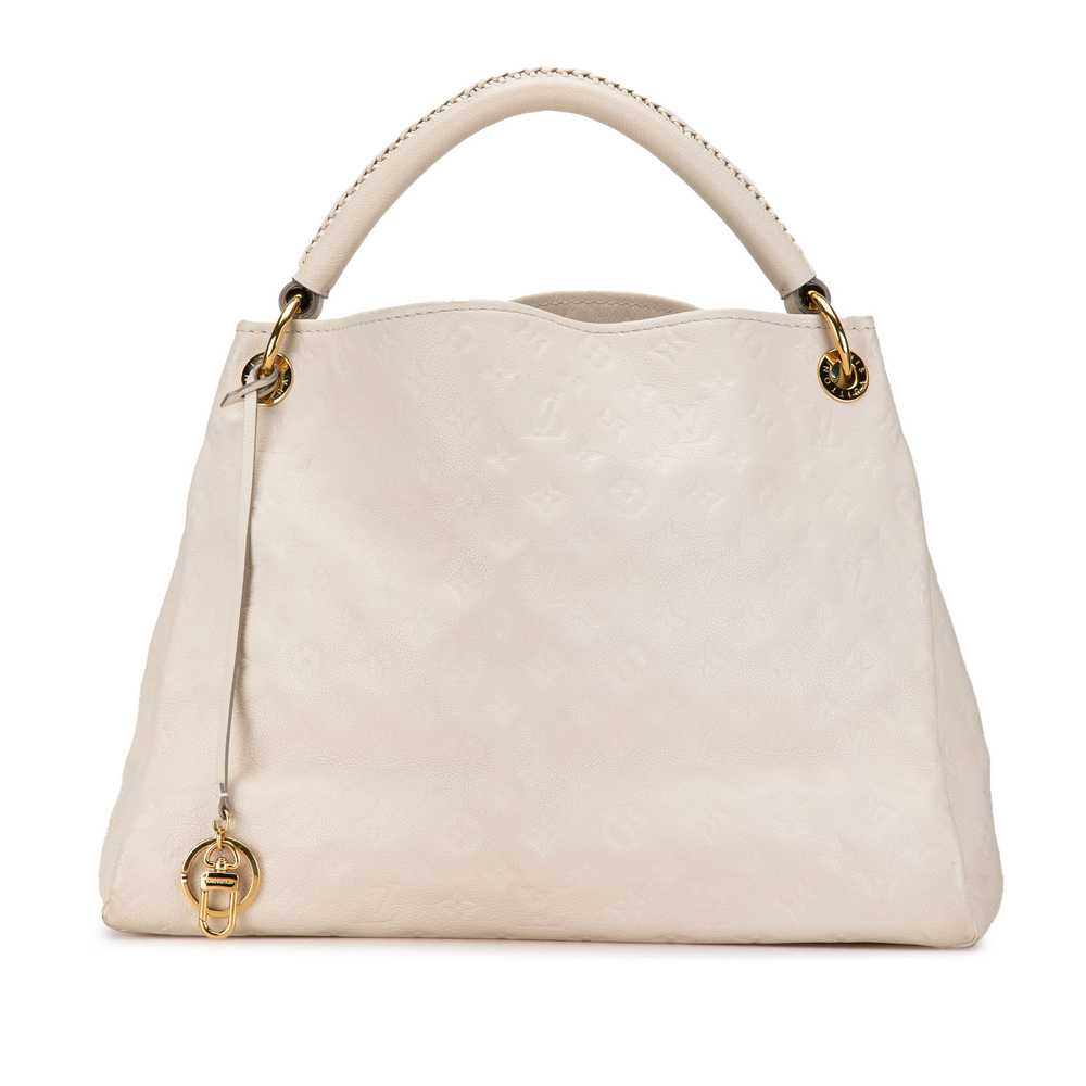 White Louis Vuitton Monogram Empreinte Artsy MM H… - image 1