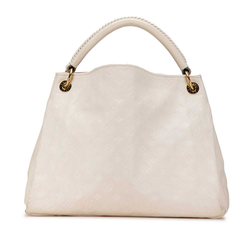 White Louis Vuitton Monogram Empreinte Artsy MM H… - image 3