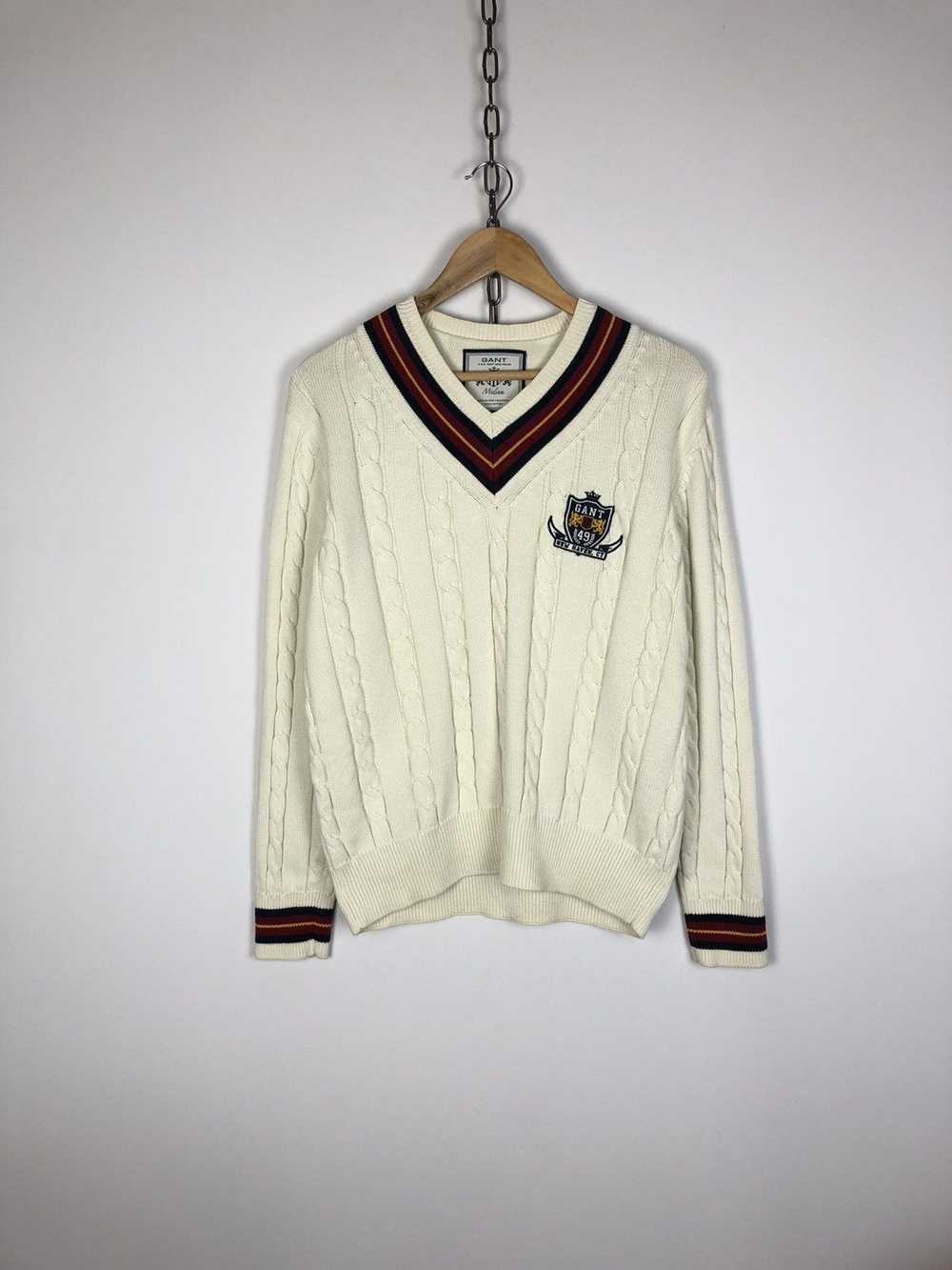 Gant GANT New Haven Sweater Logo Pullover Beige s… - image 1