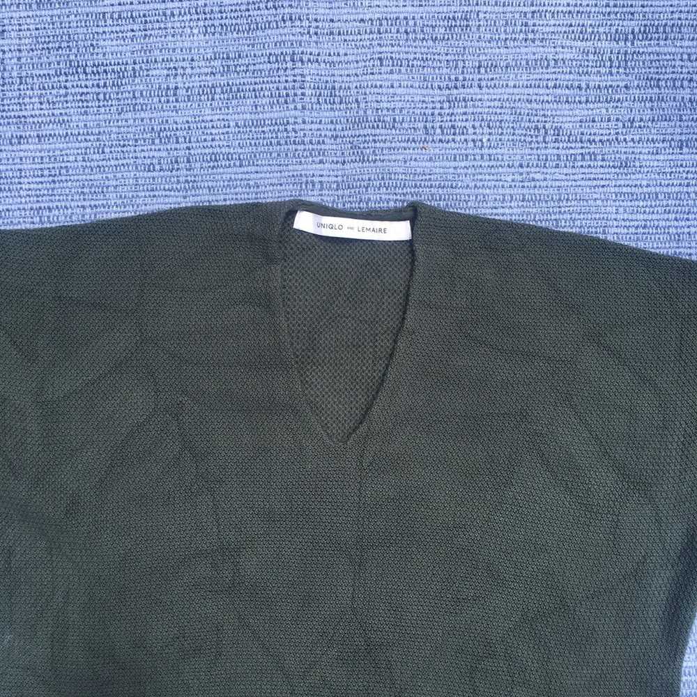 Japanese Brand × Lemaire × Uniqlo olive knitwear - image 2