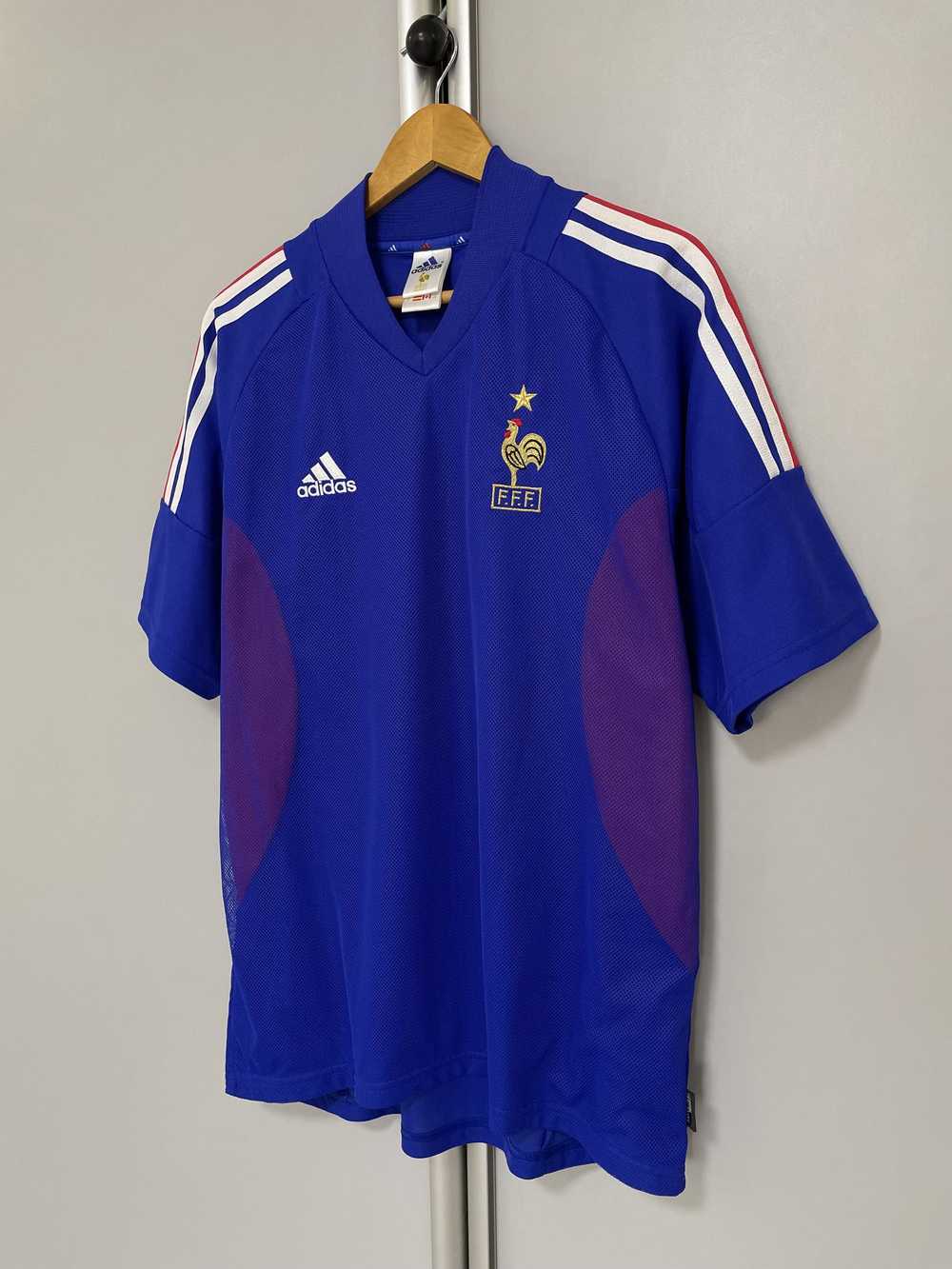 Adidas × Soccer Jersey × Vintage ADIDAS 2002 Fran… - image 5