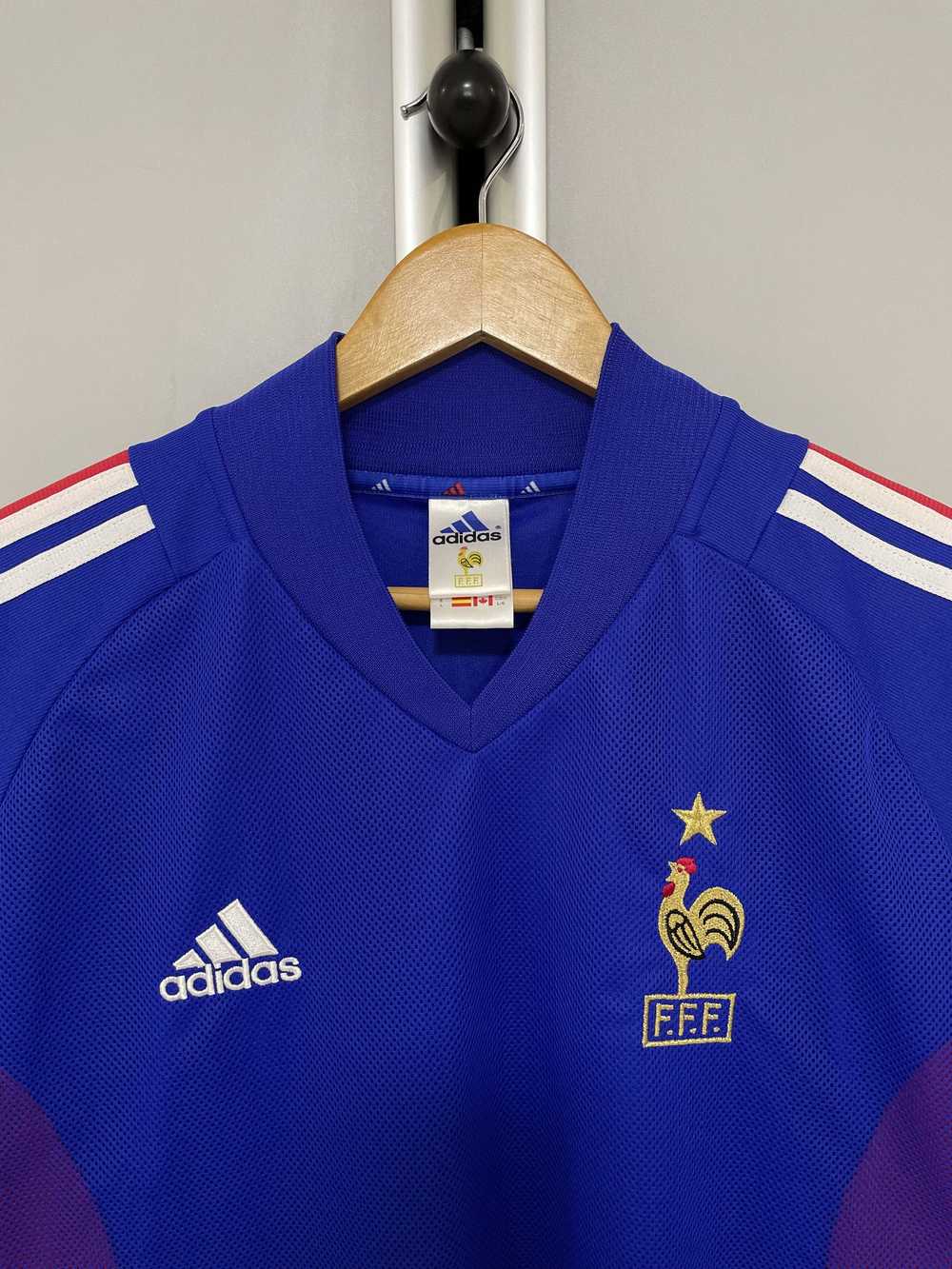 Adidas × Soccer Jersey × Vintage ADIDAS 2002 Fran… - image 8