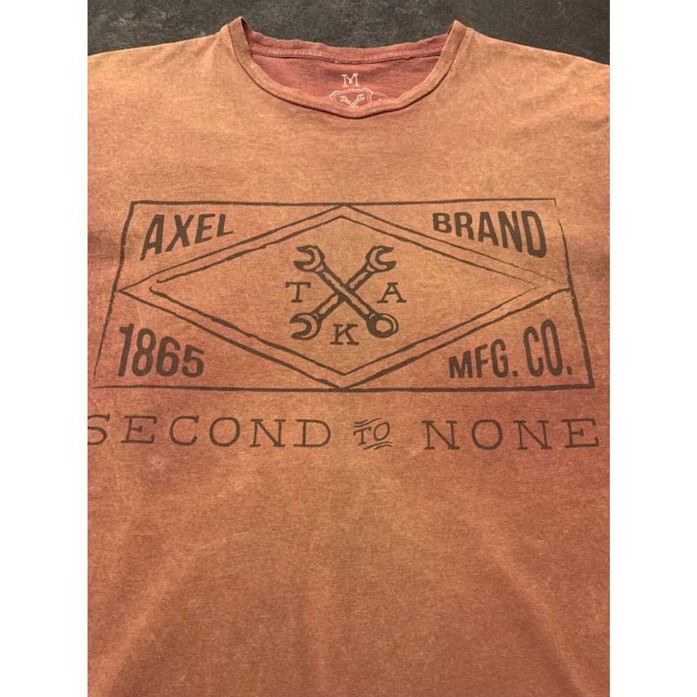 J Brand Axel brand Men's T-Shirt Size Medium Brow… - image 3