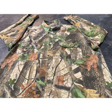 Realtree Vintage Wells Creek Shirt Men's XL Button