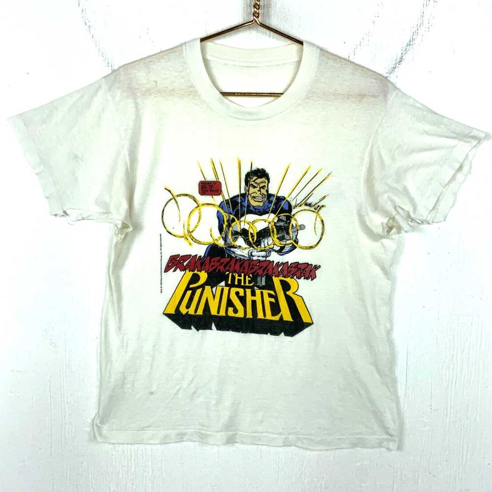 Vintage Vintage The Punisher Marvel T-Shirt Mediu… - image 2