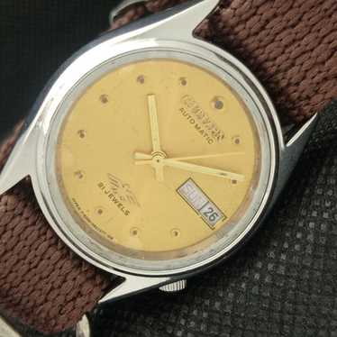 Vintage 1981 Citizen Automatic Mens Silver Watch W