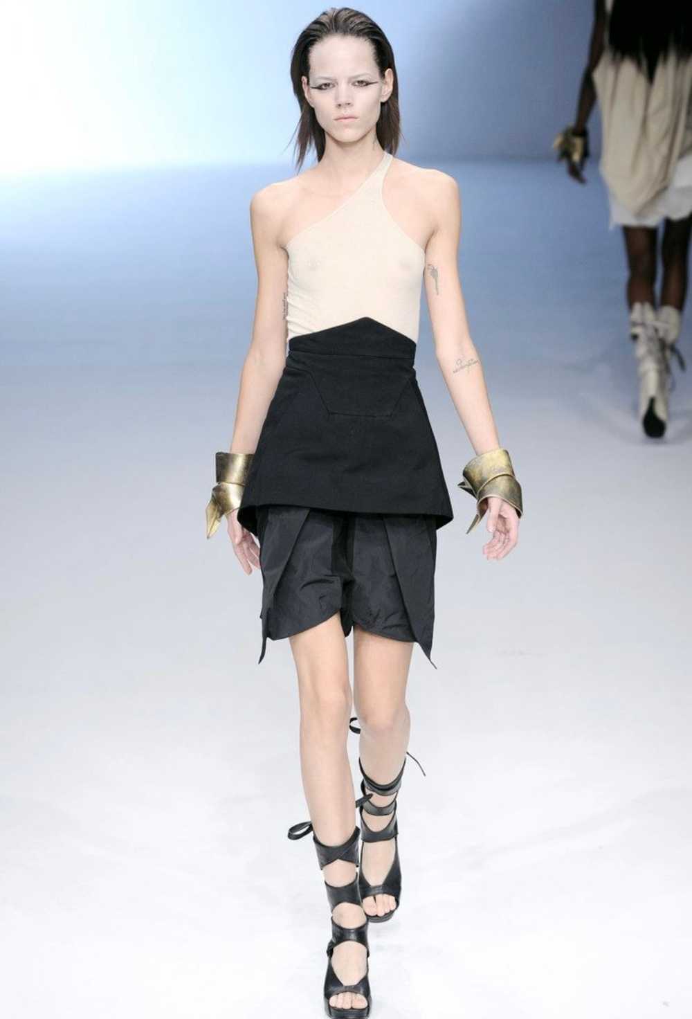 Rick Owens S/S 10 Structural Cumberbund Skirt - image 2