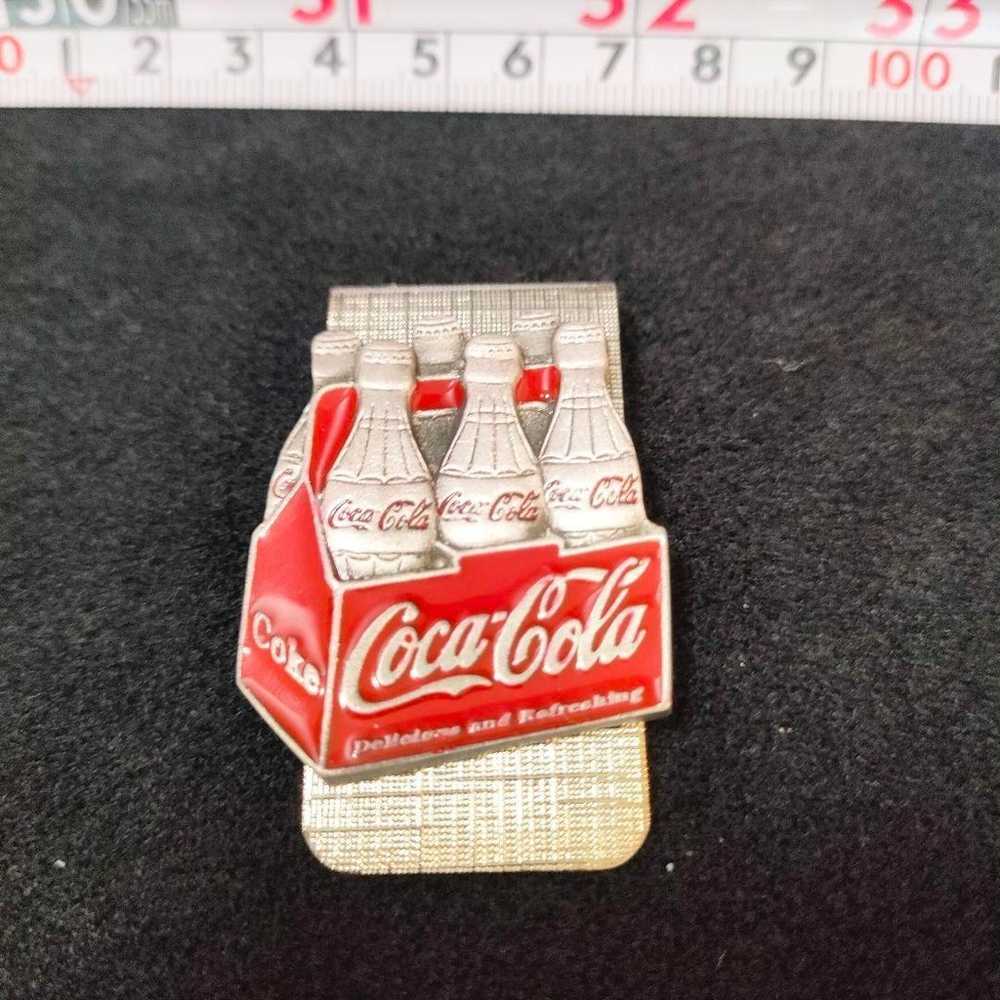 Vintage ★ Coca-Cola Money Clip Rare Item 3-piece … - image 2