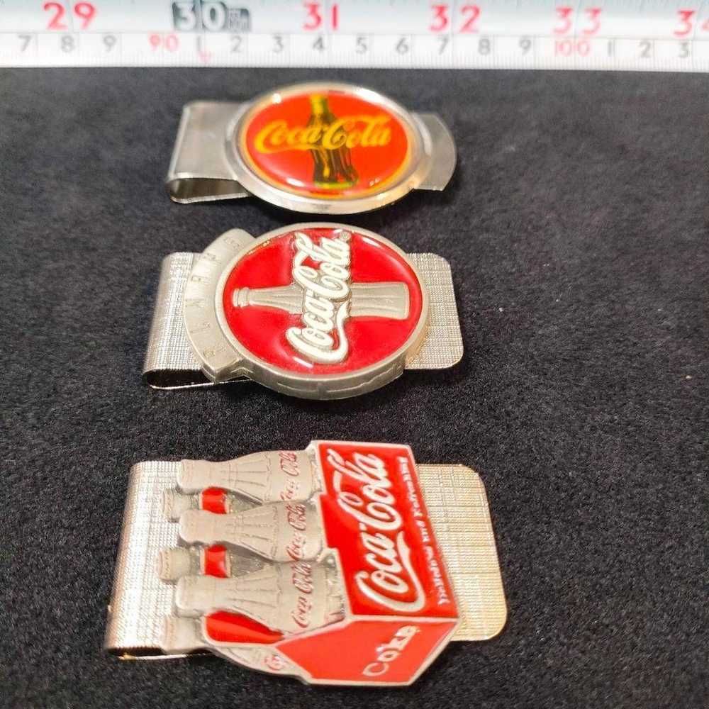 Vintage ★ Coca-Cola Money Clip Rare Item 3-piece … - image 8