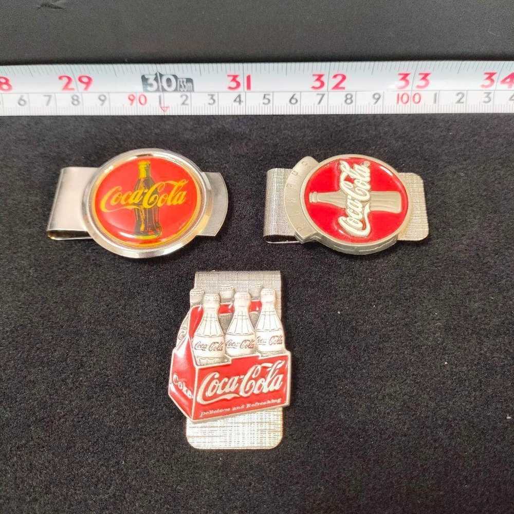 Vintage ★ Coca-Cola Money Clip Rare Item 3-piece … - image 9