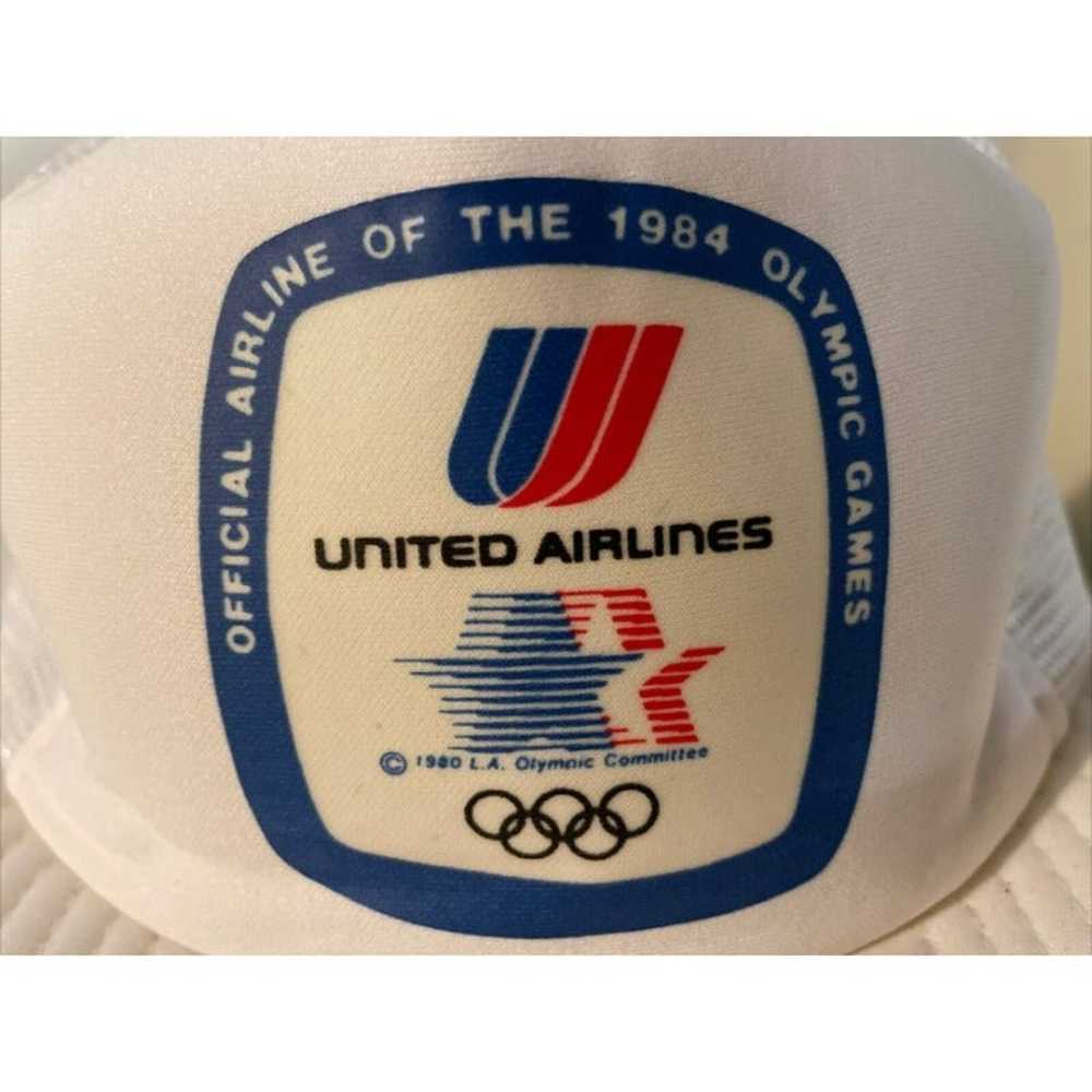 VINTAGE 1984 Los Angeles LA Olympics UNITED AIRLI… - image 3