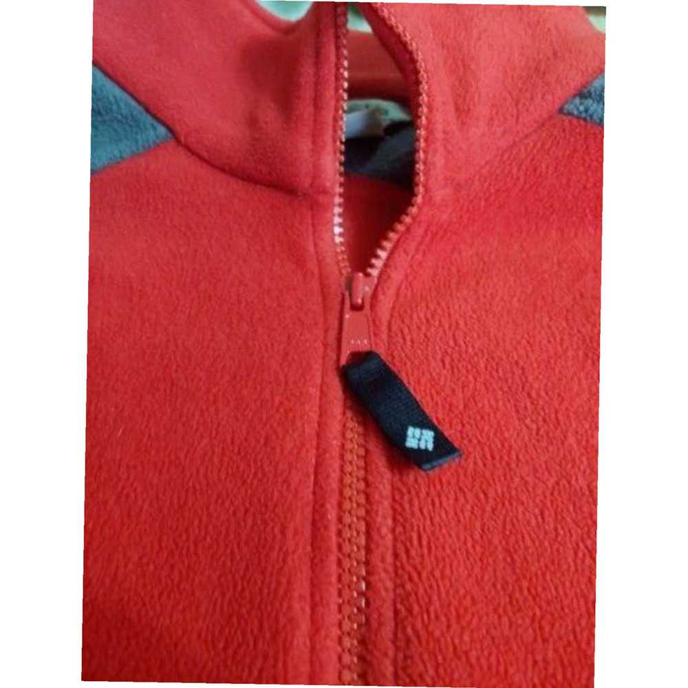 Vintage Womens Red Fleece Mock Neck Zipup Columbi… - image 7