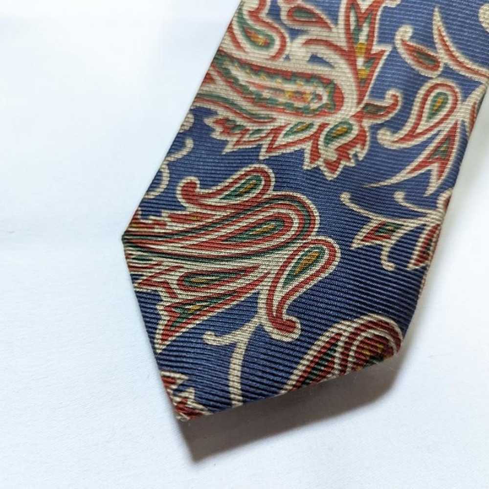 Vintage 60s Polo Ralph Lauren USA Blue Necktie - image 4