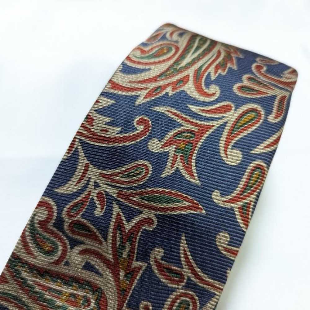 Vintage 60s Polo Ralph Lauren USA Blue Necktie - image 5