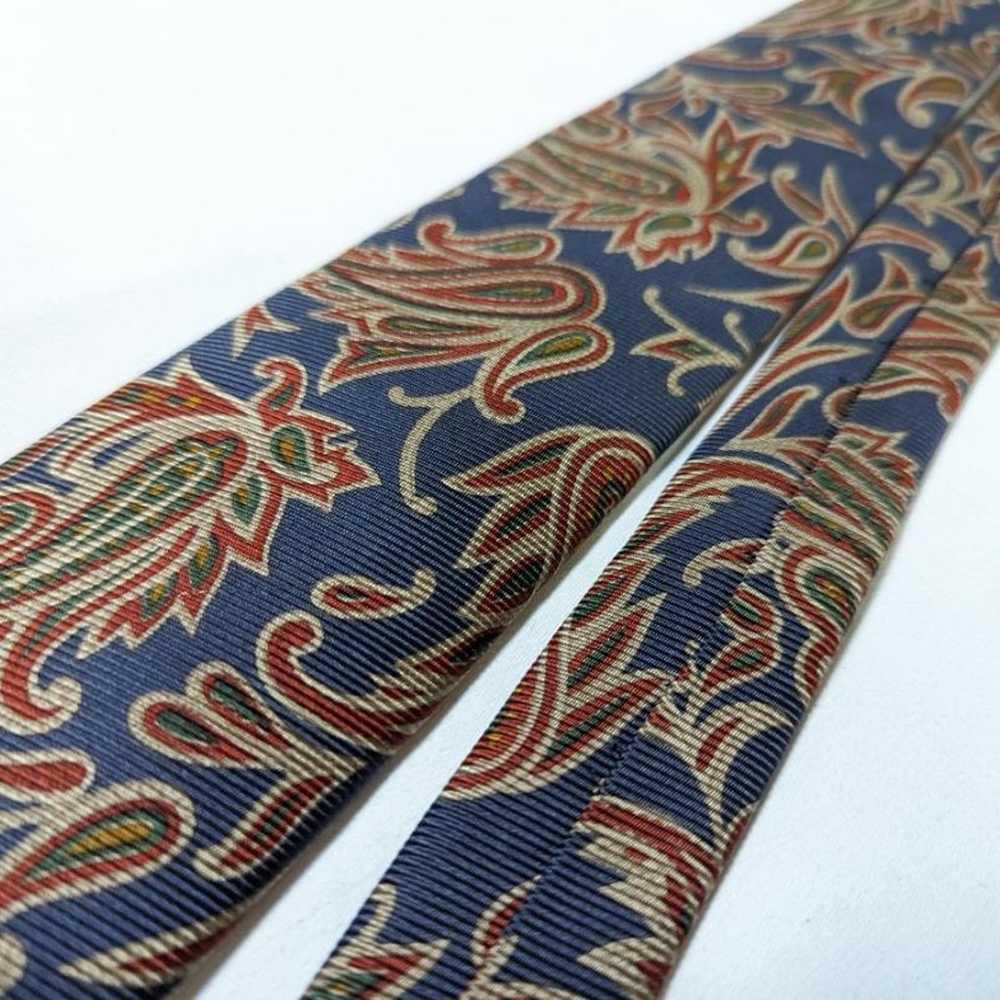 Vintage 60s Polo Ralph Lauren USA Blue Necktie - image 6