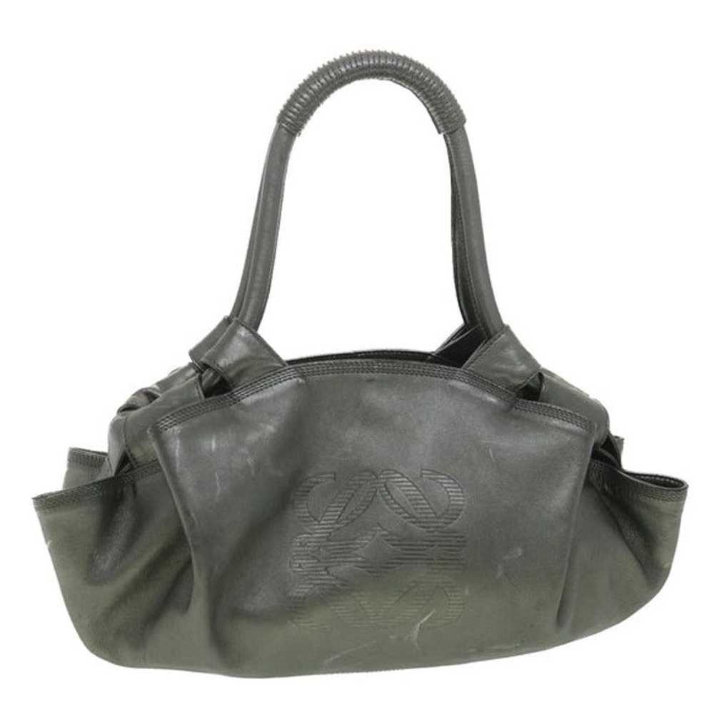 Loewe LOEWE Hand Bag Leather Gray - image 1