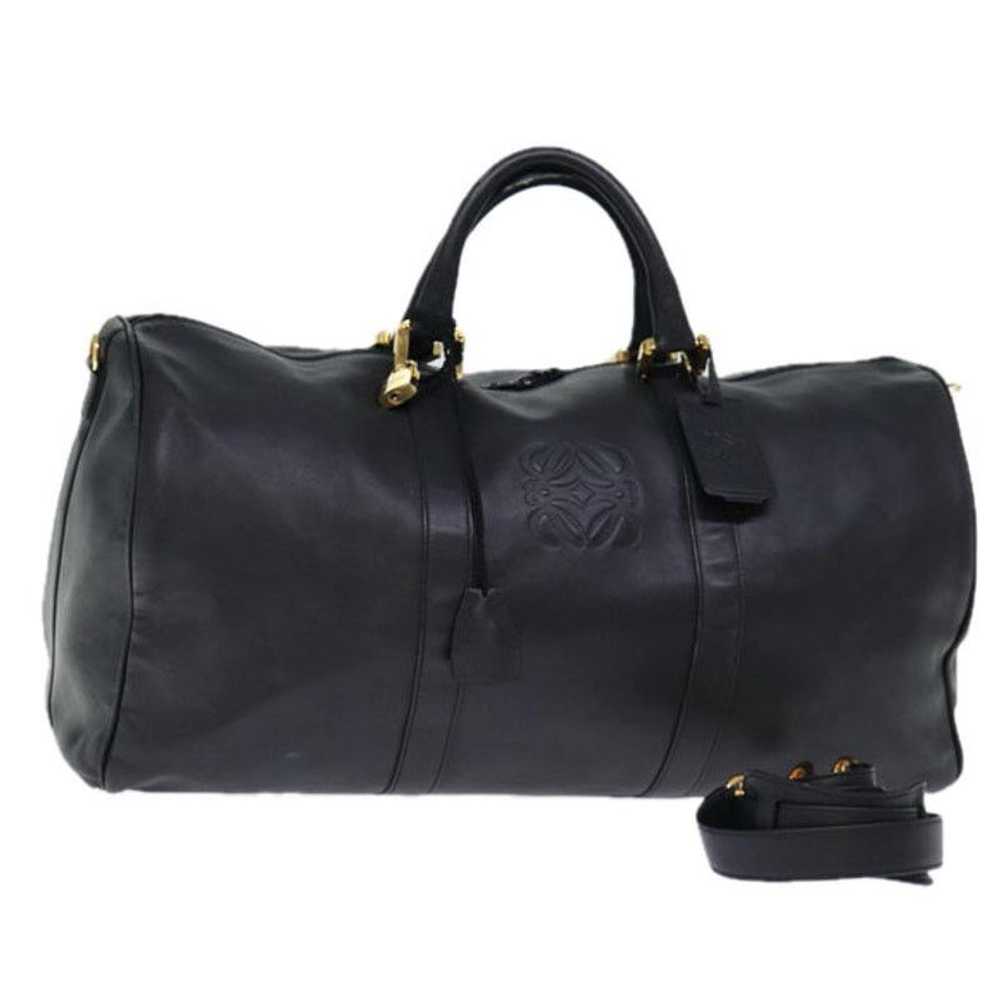 Loewe LOEWE Boston Bag Leather Black - image 1