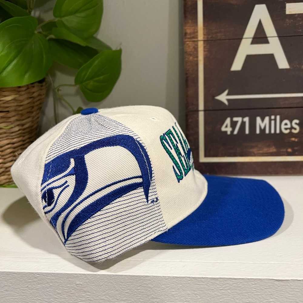 Vintage Seattle Seahawks Laser Hat - image 4