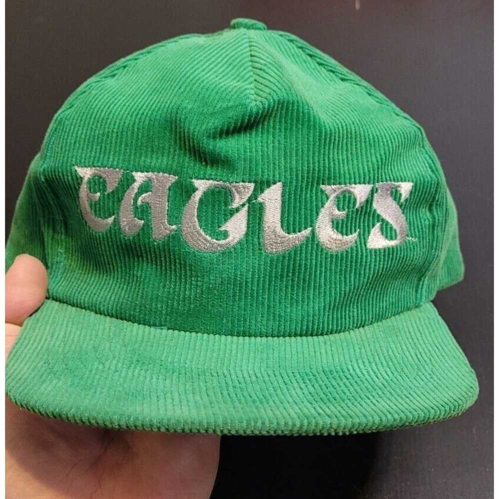 Vintage Philadelphia Eagles Hat 80’s Corduroy Kel… - image 1