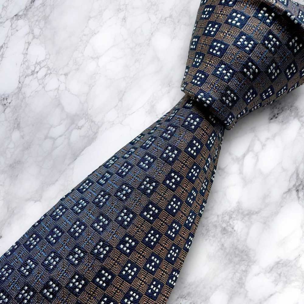 Excellent condition ✨ HERMES tie Hermes H pattern… - image 2