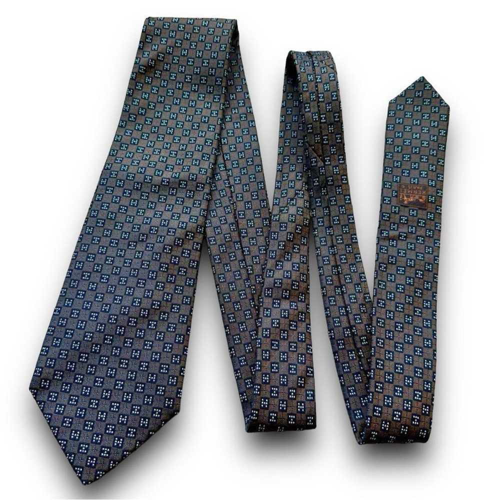 Excellent condition ✨ HERMES tie Hermes H pattern… - image 6