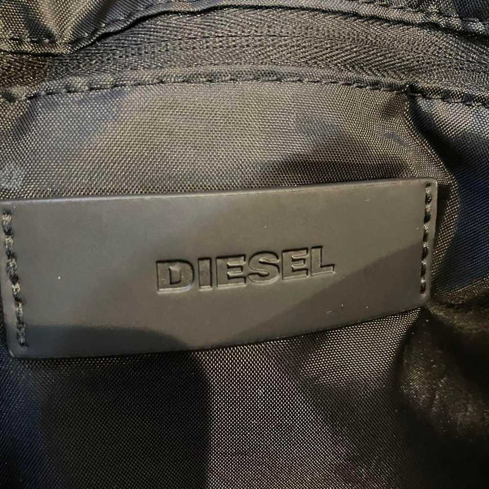 Rare❗️ Diesel Body Bag Black Logo Large Capacity - image 9