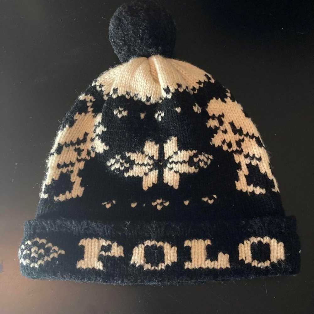 Polo by Ralph Lauren Bobble Knit Hat Nordic - image 1