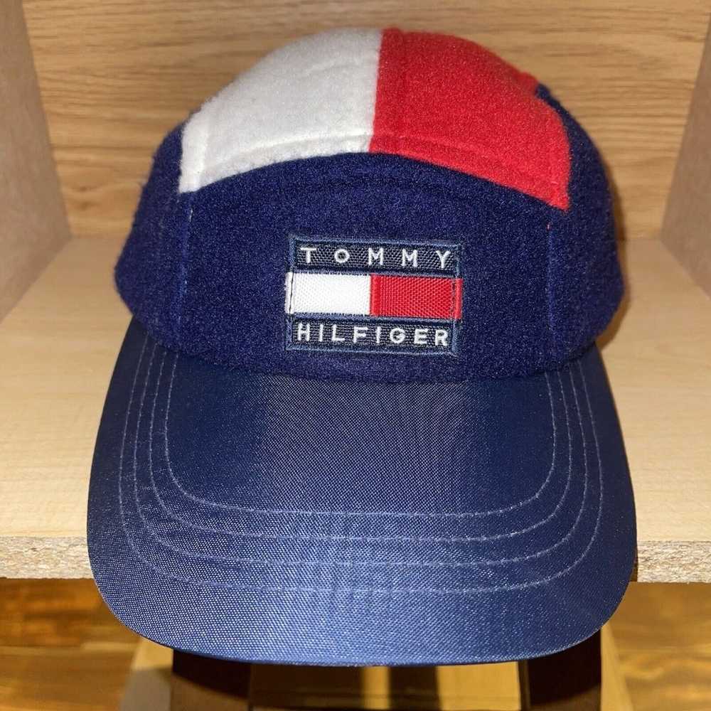 Vintage Tommy Hilfiger 5 Panel Fleece Strapback H… - image 2