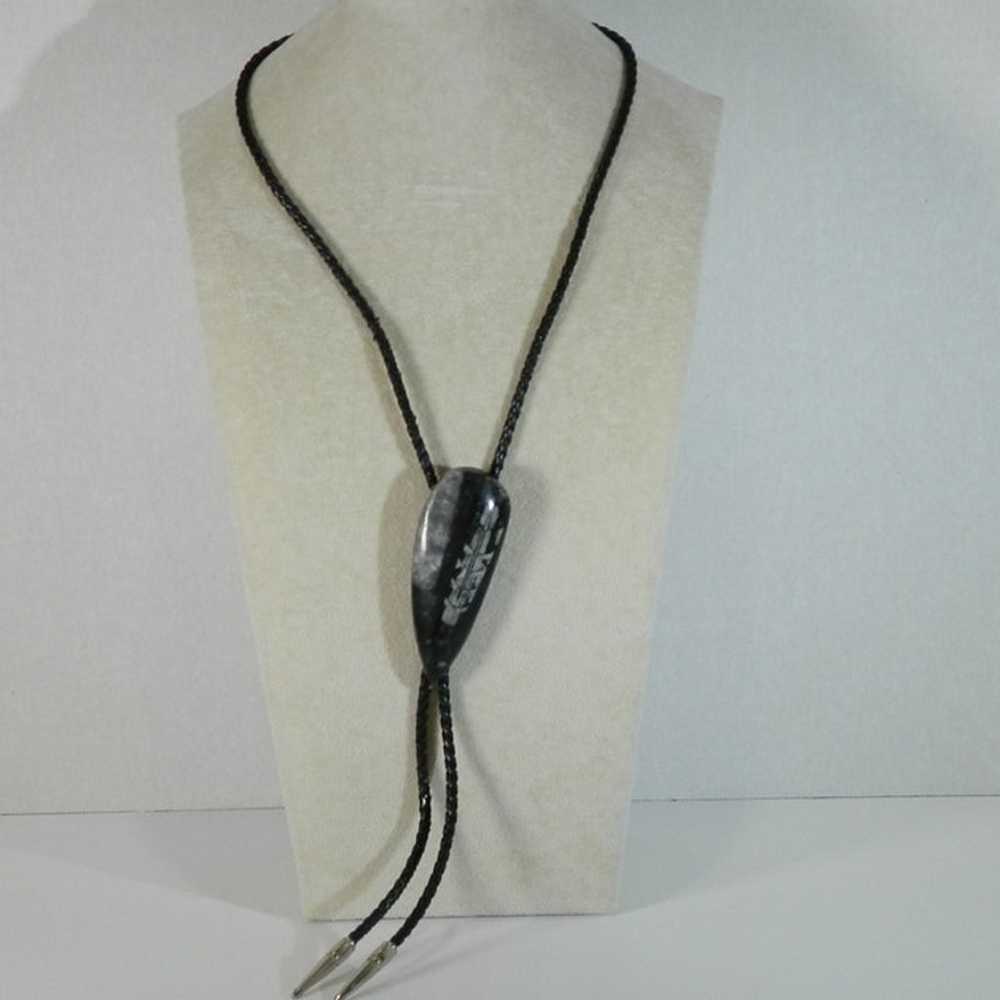 Vintage Orthoceras bolo tie - image 3