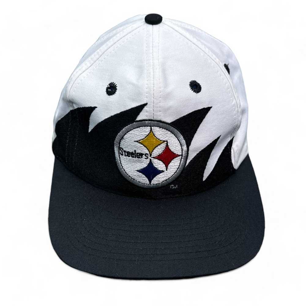 Vintage Pittsburgh Steelers Sharktooth Snapback H… - image 1