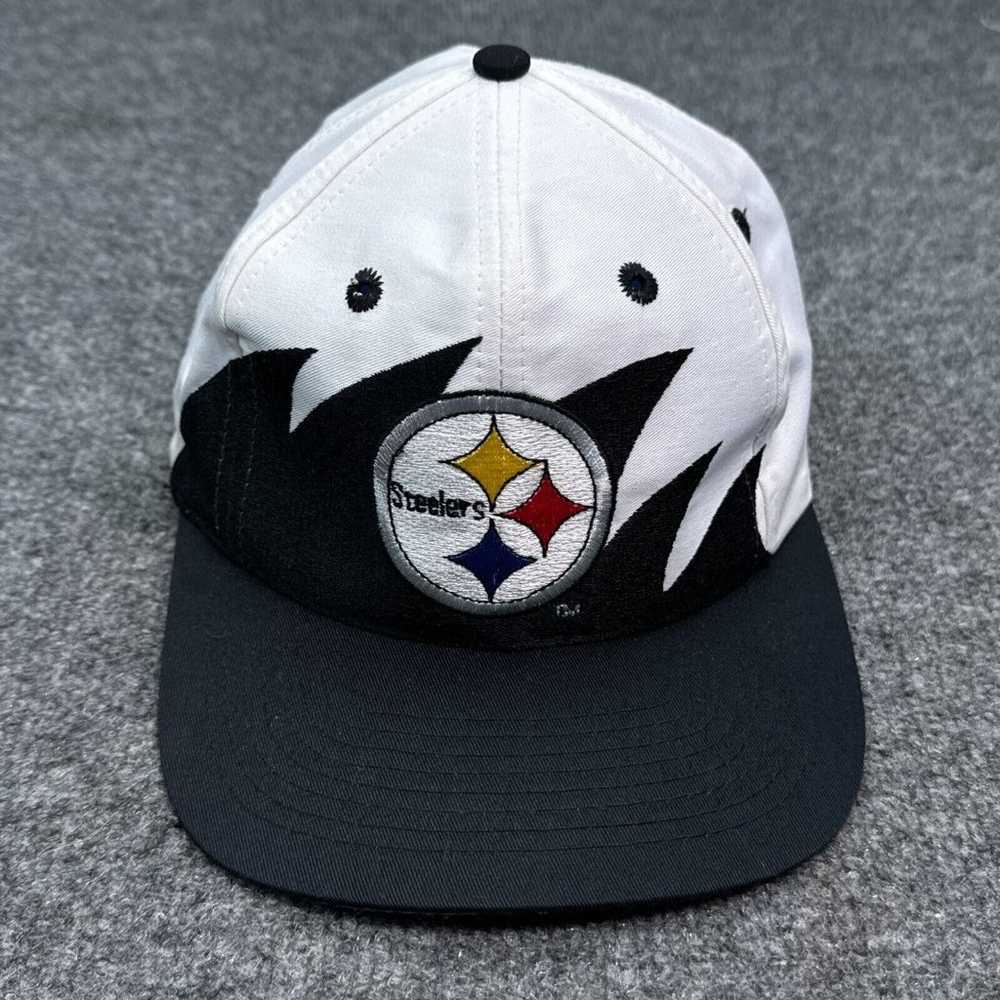 Vintage Pittsburgh Steelers Sharktooth Snapback H… - image 2