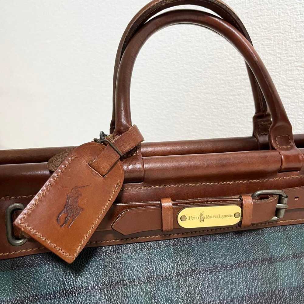 Polo Ralph Lauren doctor bag Boston check pattern… - image 10