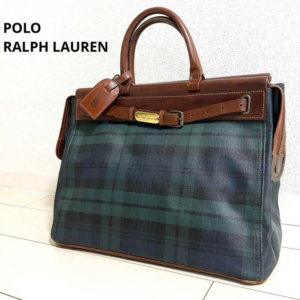 Polo Ralph Lauren doctor bag Boston check pattern… - image 1