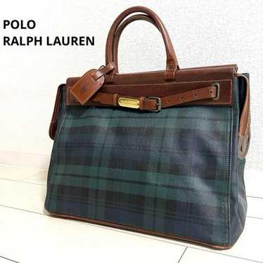 Polo Ralph Lauren doctor bag Boston check pattern… - image 1