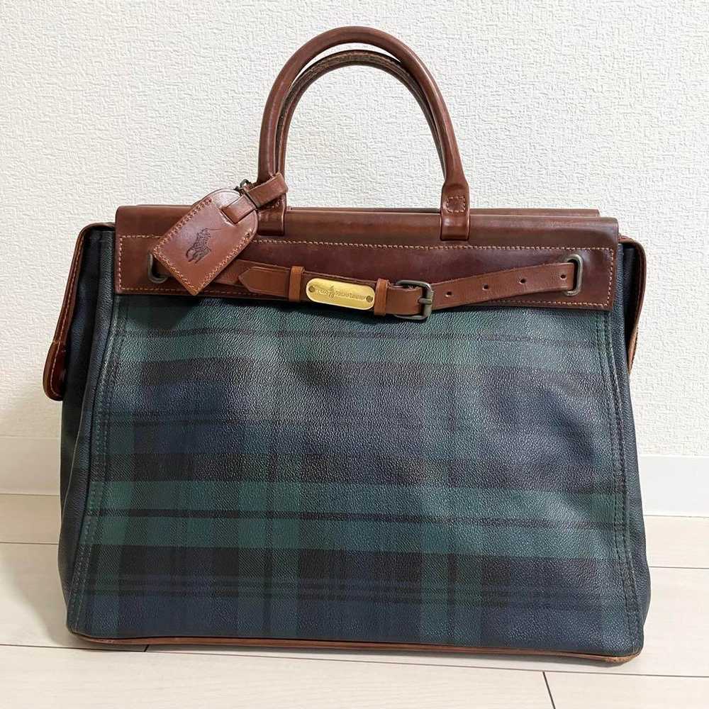 Polo Ralph Lauren doctor bag Boston check pattern… - image 2