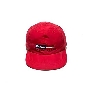 USA made POLO SPORT 90's Cotton Cap Red - image 1