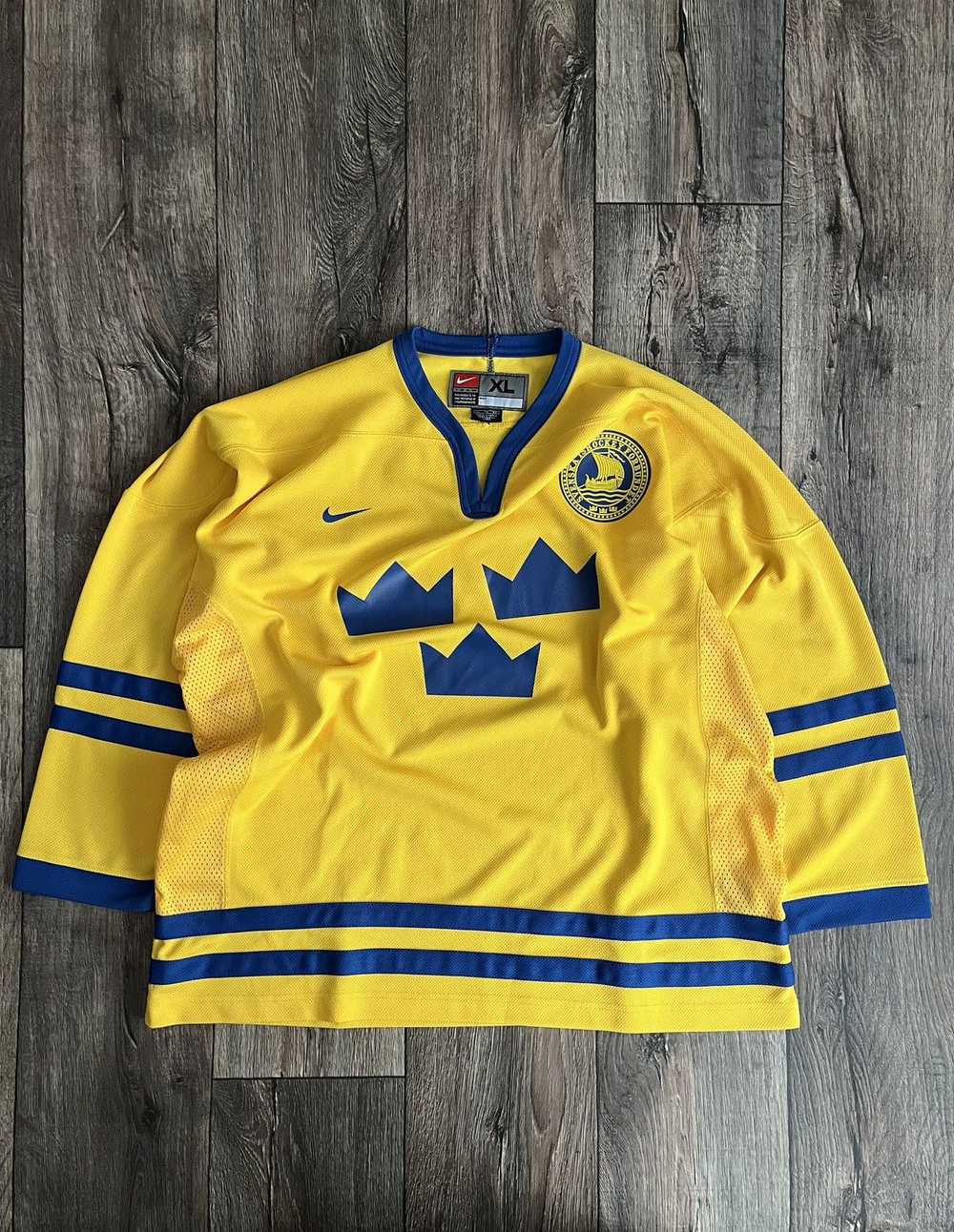 Hockey Jersey × Nike × Vintage Vintage Nike 2002 … - image 1