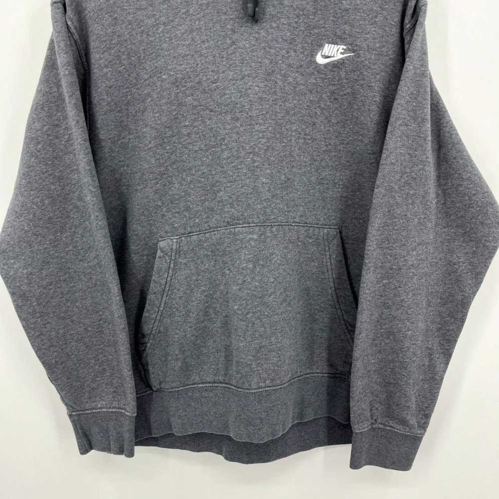 Nike Nike Hoodie Men's L Gray Embroidered Logo Pu… - image 3