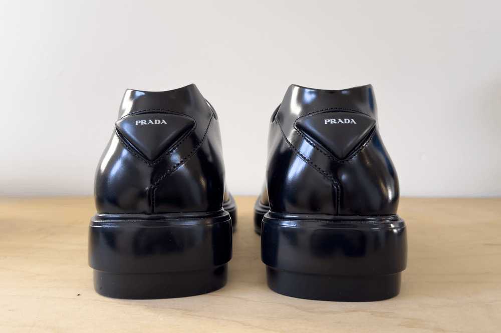 Prada SS24 Brushed leather derby shoes (PRADA SIZ… - image 3