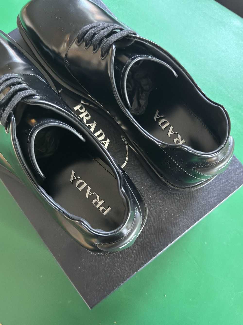 Prada SS24 Brushed leather derby shoes (PRADA SIZ… - image 7