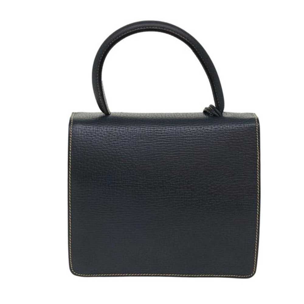 Loewe LOEWE Barcelona Hand Bag Leather Navy - image 2