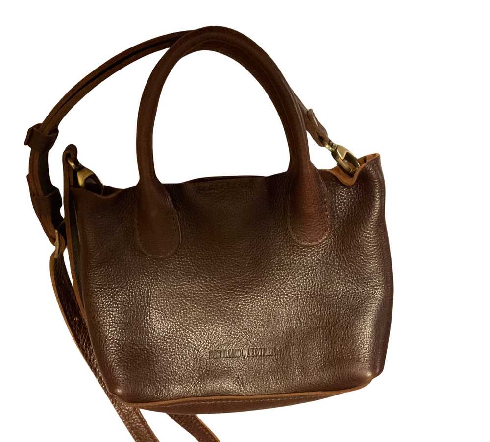 Portland Leather Raindrop Crossbody Bag - image 2