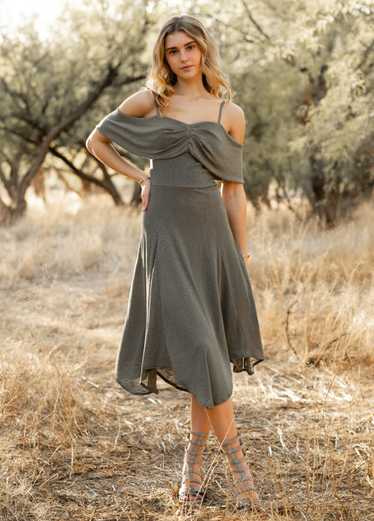 Joyfolie Madorah Dress in Agave