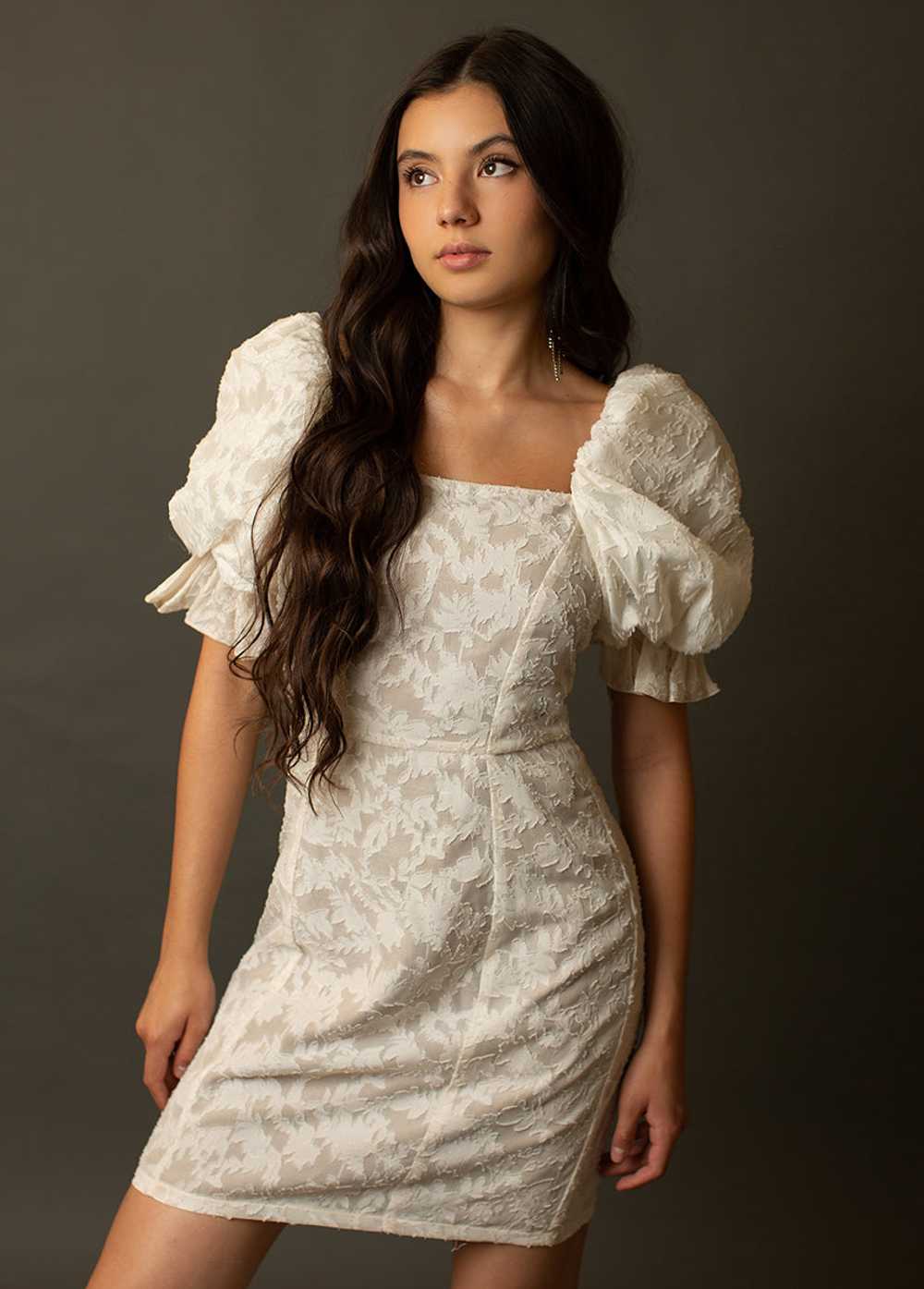 Joyfolie Livi Dress in Cream - image 5