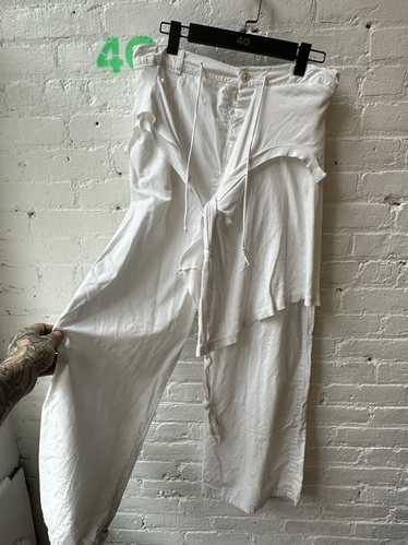 Raf Simons RAF SIMONS SS2004 WHITE ZOMBIE PANTS