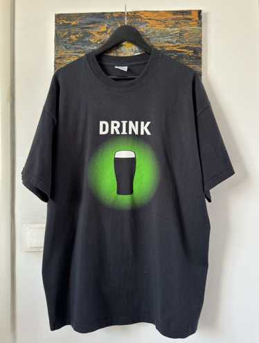 Band Tees × Vintage Vintage 90s Guiness Saint Pat… - image 1