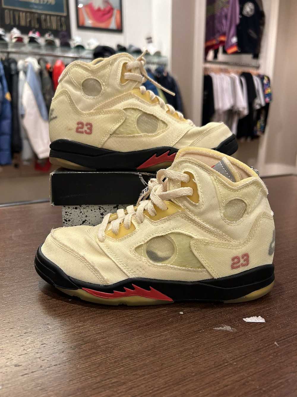 Jordan Brand Jordan 5 Retro SP (PS) Off-White - image 1