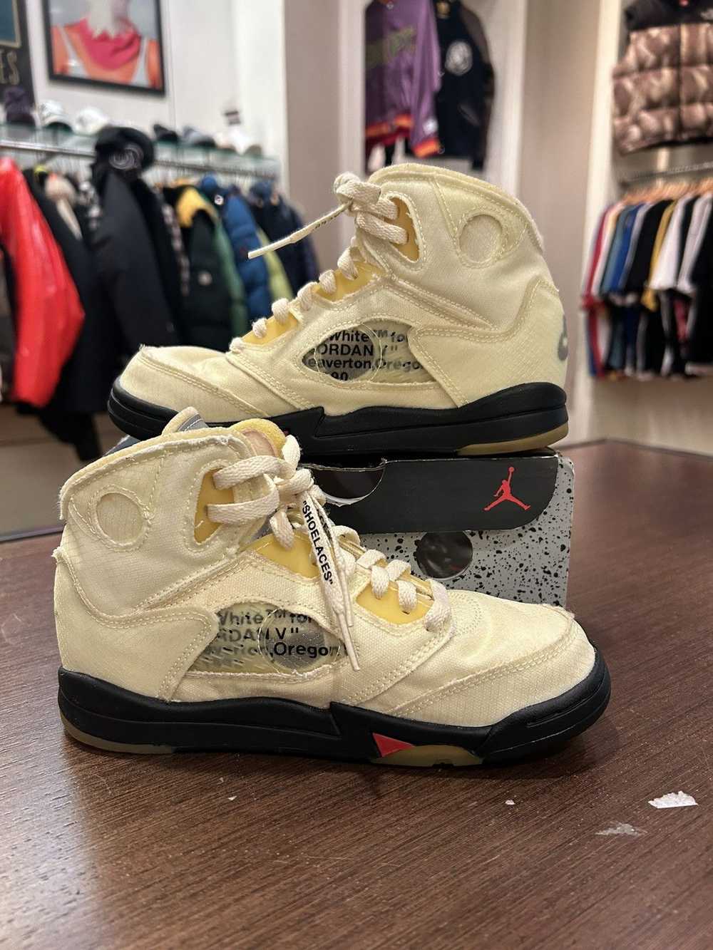 Jordan Brand Jordan 5 Retro SP (PS) Off-White - image 2