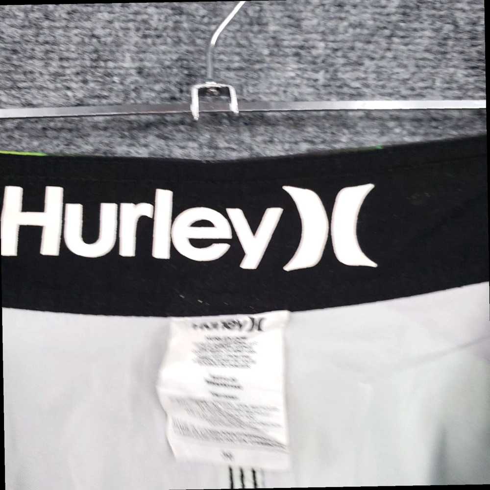 Hurley Red Blue Board Beach Swim Shorts Drawstrin… - image 7